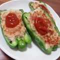 升田さん's cooksnap of when they made 簡単☆ピーマンの肉詰め.