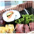 KENチャン's cooksnap of when they made 鮭フレークごはんの太巻き.