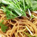MYCO１１２'s cooksnap of when they made ツナと水菜の和風スパゲティ.