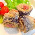 みるはな's cooksnap of when they made 秋刀魚の梅大葉巻き揚げ.