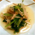 CHIHO☆★☆'s cooksnap of when they made 法蓮草とエノキのお浸し.