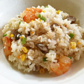 まじゅじゅ's cooksnap of when they made 炊飯器☆エビピラフ.