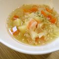 ピーチ♡チョコレート's cooksnap of when they made 簡単★ゴロゴロ野菜のポトフ風スープ.