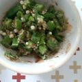 クックZ69KDS☆'s cooksnap of when they made オクラ　かつおポン.