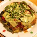 komugiko4's cooksnap of when they made ✿ハッシュドポテトピザバーグ✿.