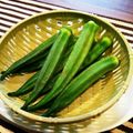 ∞くぅ∞'s cooksnap of when they made 簡単付け合わせ ☆オクラがきれい.