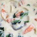 ほのまま♡'s cooksnap of when they made **簡単&美味♪鮭のクリームシチュー**.