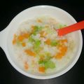 ロイザイル's cooksnap of when they made 離乳食初期、中期、ささみ野菜がゆ.