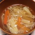 ちゃそ子's cooksnap of when they made 簡単ニンジンエノキ☆スープ.