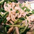 みさきち★'s cooksnap of when they made きゅうり鶏皮おつまみ☆.