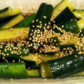 まるりんこ☆'s cooksnap of when they made 沢山食べちゃう！中華風きゅうりのお漬物★.