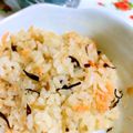 omayo's cooksnap of when they made 鮭の炊き込みご飯.