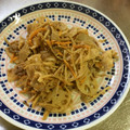 chiyo22's cooksnap of when they made 豚肉とれんこんのゴマみそ炒め.
