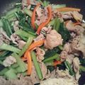 sohtomo's cooksnap of when they made 豚肉と小松菜の炒め物.