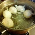 nonkomomo's cooksnap of when they made 綺麗に剥けるゆで卵の作り方♡半熟.