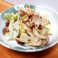 koropiyon's cooksnap of when they made 美人COMPANY　キャベツしめじの梅鰹.