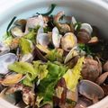 ままきゃん's cooksnap of when they made 春キャベツとあさりの土鍋蒸し.