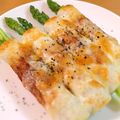 ぺっぺぺ72's cooksnap of when they made ちくわアスパラのチーズ焼き.