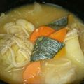 ★ぁねえ★'s cooksnap of when they made かぼちゃ入れてみて！味噌仕立てすいとん♪.