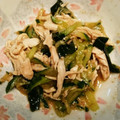 vistro's cooksnap of when they made ササミとキュウリとワカメのさっぱり和え.
