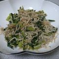 ちょこれーたー's cooksnap of when they made かぶの葉のしらす干し炒め.