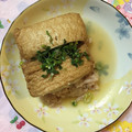 春巻きママ's cooksnap of when they made 豚ミンチの厚揚げ挟み煮.