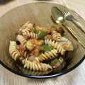 yokotoku's cooksnap of when they made ケチャップ＆ウスターで♪なすのフジッリ.