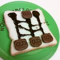 龍青空ママ's cooksnap of when they made *さくさくぱんだのあみだくじトースト*.