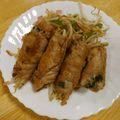 せつみか's cooksnap of when they made 簡単！もやしとニラin肉巻き♪.