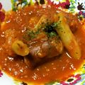 MamiBuck's cooksnap of when they made ジョンソンヴィルとごぼうのトマト煮.