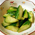 recoreco's cooksnap of when they made 胡瓜のからし漬け—これとこれがあったなら.