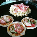 mai2com's cooksnap of when they made 笑ってしまうくらい超簡単！餃子の皮ピザ.