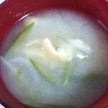 hinato母's cooksnap of when they made 和朝食♪モロッコいんげんと玉ねぎの味噌汁.