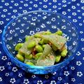 ｍａｒｉ♪'s cooksnap of when they made 枝豆と刺身蒟蒻の☆胡麻梅和え.