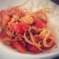 michun115's cooksnap of when they made ＊もやしとトマトの簡単ケチャ炒め＊.