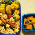 ジャンボリｰ's cooksnap of when they made 七夕弁＊キャラ弁＊彦星さまと織姫さま弁当.