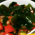 ぱるちけ's cooksnap of when they made なめことワカメとトマトの和え物.
