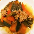まろんまろん３'s cooksnap of when they made かぼちゃの煮物カレー味子供に人気！.