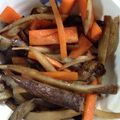 白鷺京城's cooksnap of when they made #簡単きんぴらごぼう.