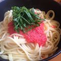ちびきろりん's cooksnap of when they made ■辛子明太子のスパゲティー■.