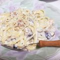 悠輝（ゆき）'s cooksnap of when they made 簡単！きのこのクリームパスタ.