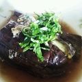Crazyちぃ's cooksnap of when they made めんつゆでナスの煮びたし.