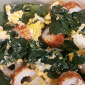 まつがね's cooksnap of when they made 白だしだけ！ほうれん草ちくわ卵とじ.