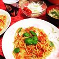 たろむん's cooksnap of when they made トマトたっぷりモッツァレラチーズパスタ！.