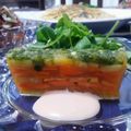 ｸﾏﾘｴ's cooksnap of when they made 彩り野菜のテリーヌ・コンソメ仕立て.
