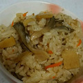 ♡えみちゃん♡'s cooksnap of when they made ひと手間かけて☆筍と舞茸の炊き込みご飯.