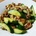 とっとっとまとちゃん's cooksnap of when they made 豚肉＆きゅうりの甘酢炒め.