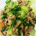 タラコママ's cooksnap of when they made 豚肉とチンゲンサイのオイスターソース炒め.