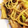あんどうゆう子's cooksnap of when they made 豚肉と茄子の和風パスタ.