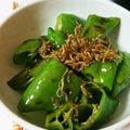 hiromidori's cooksnap of when they made 簡単！万願寺とうがらしのじゃこ炒め.